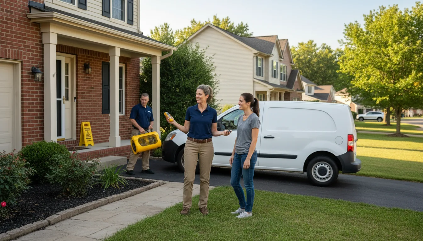 Water restoration image for Mold Remediation in Germantown, MD